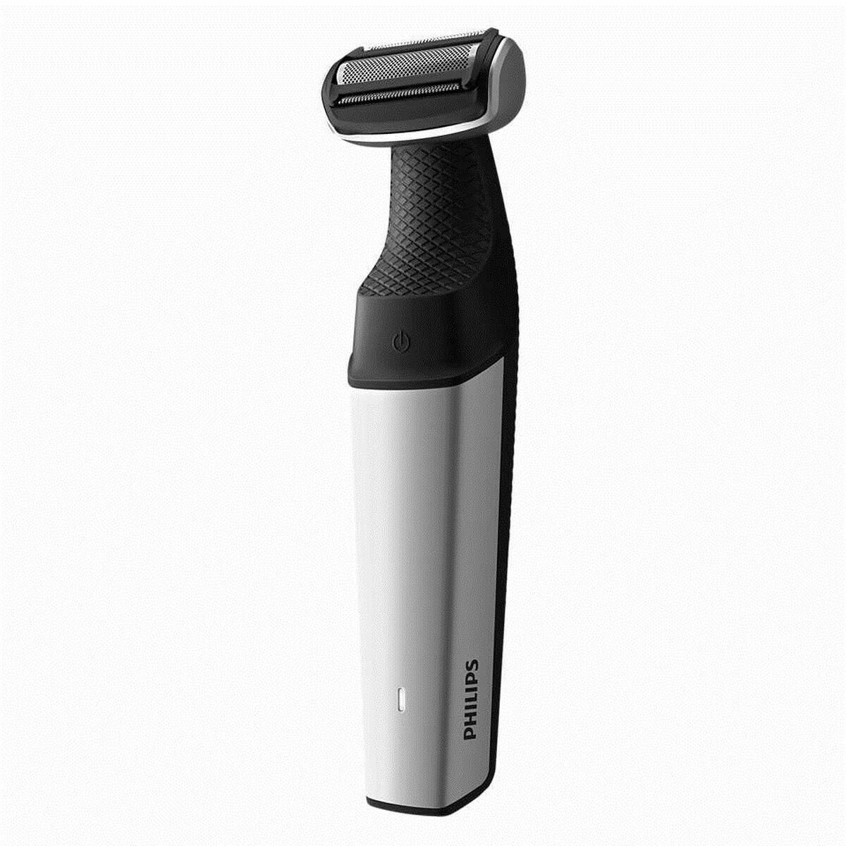 Rasoir pour le corps Philips BG5021/15, sans fil, couleur noir argenté, pour un soin du corps efficace.