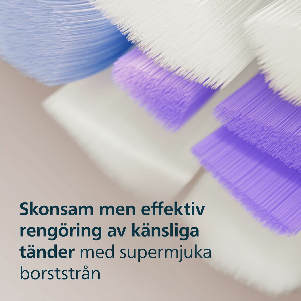 Têtes de rechange Philips HX6052/87, brosses douces pour un nettoyage efficace des dents sensibles.