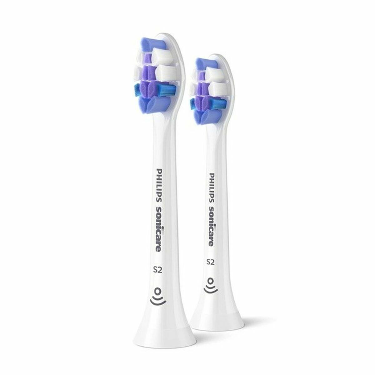 Tête de rechange Philips HX6052/87 en blanc, pack de 2 unités, compatible avec Philips Sonicare.