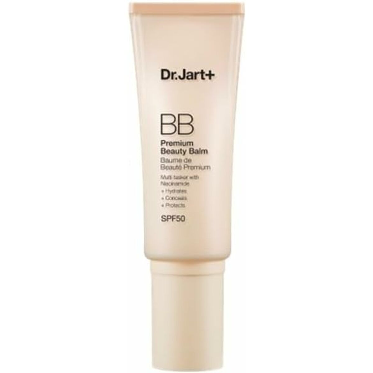 Maquillage DR.JART+ Premium BB Nº 01 Fair-Light, 40 ml tube with SPF 50 for skin protection and beauty.