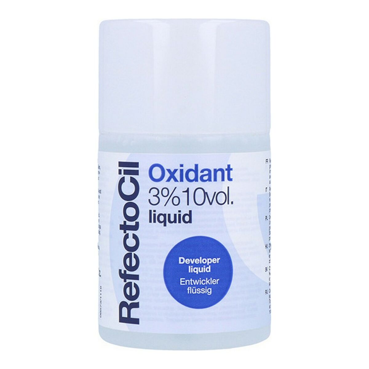 RefectoCil Oxidant 3% 10 Vol developer liquid 100 ml for hair coloring and bleaching.