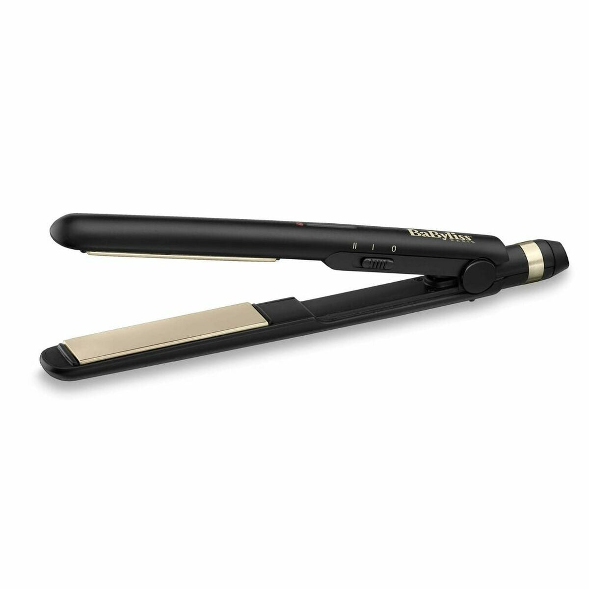 Lisseur à cheveux Babyliss ST089E noir avec revêtement céramique et câble rotatif 360º.