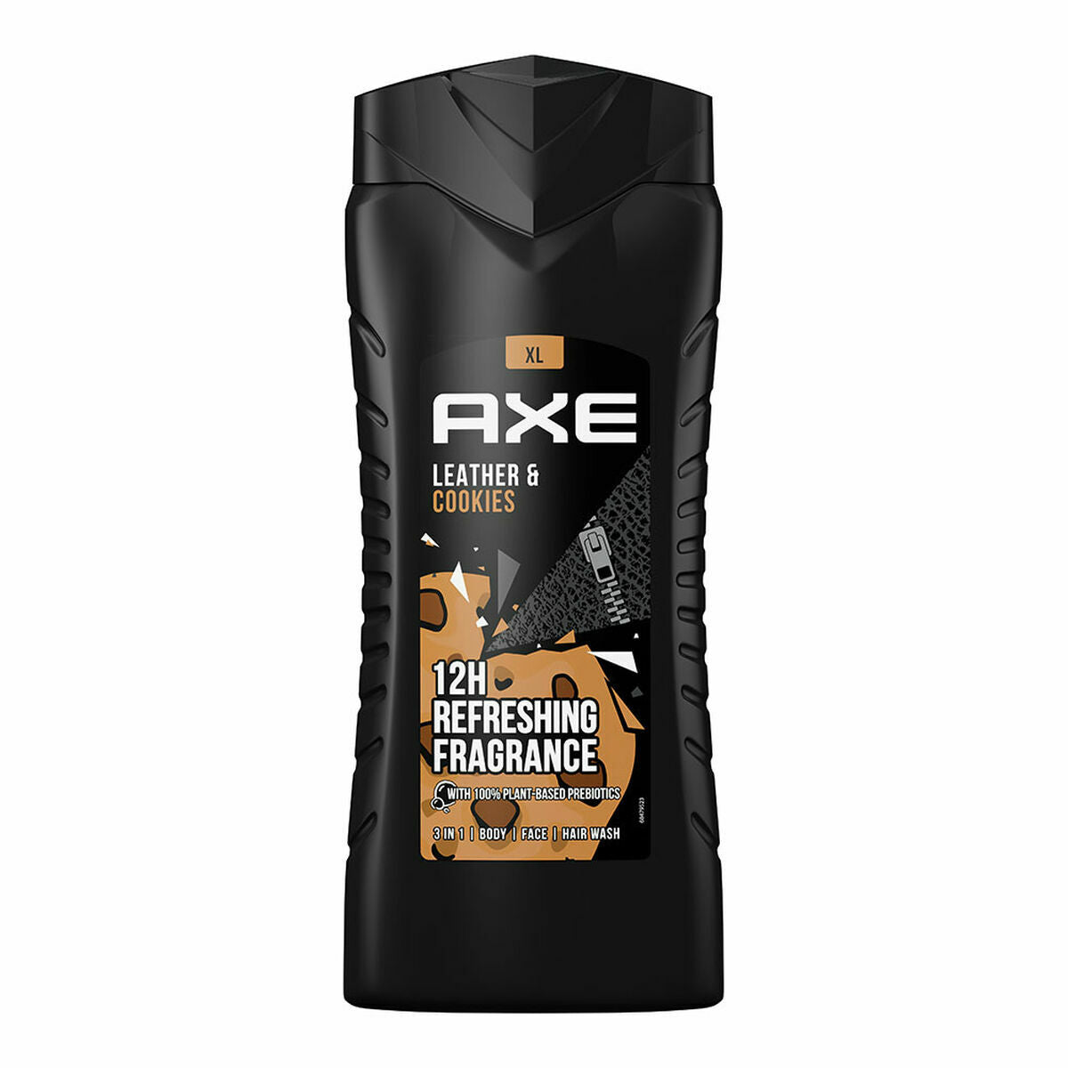 Gel de douche Axe Leather & Cookies 400 ml, 3-in-1 shower gel for all skin and hair types.